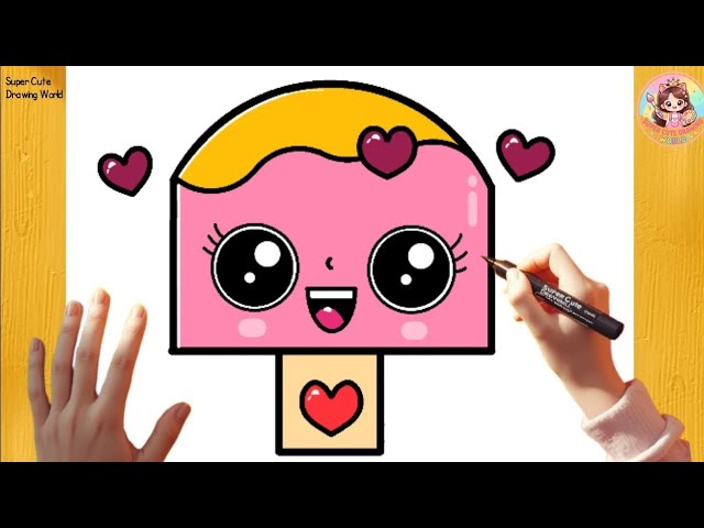 How to Draw a Cute Ice Cream Easy | Kawaii Ice Cream Drawing 🍦💖