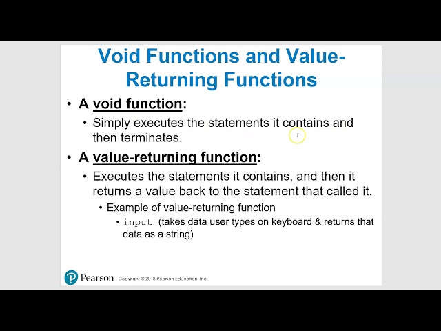 CIS 2 - Python - Chapter 5 - Section 5.1 Introduction to Functions