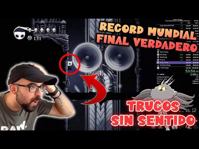 The tricks of Hollow Knight's world record speed run, achieving the perfect finish