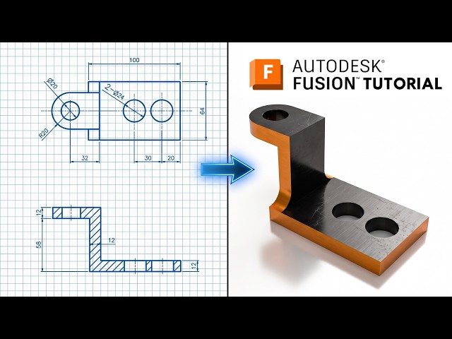 Fusion 360 From Zero | Beginner How to use Thin Extrude