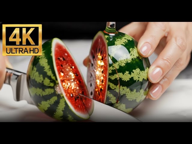 Glass Fruit ASMR 🧊🍊 | AI Satisfying & Relaxing Sounds