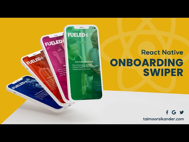 Onboarding Screen React Native | Onboarding React Native