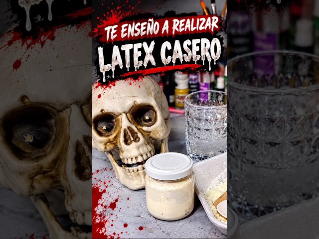 Tutorial latex casero #maquillajefx #halloween #latex #tutorial rial