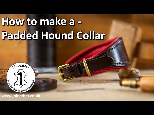 How to Pad Leather - Padded Hound Dog Collar Tutorial