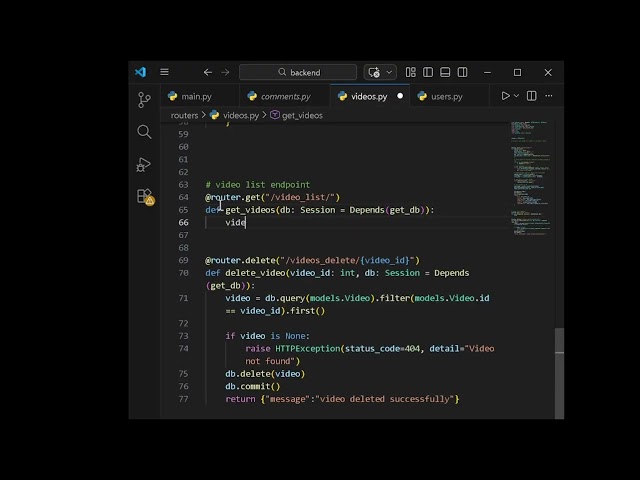 Fetching data using FastAPI