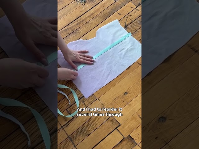 This cosplay has over 300 yards of ribbon on it!! #cosplay #cosplaytutorial #balletcore #sewing