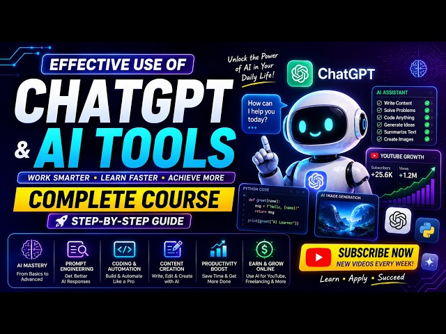ChatGPT Complete Guide 2026  AI Images, 1000+ Final Year Project Ideas & ChatGPT Plus Features