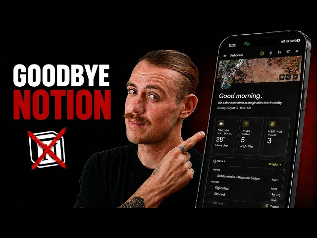 I Replaced Notion With My Own AI App