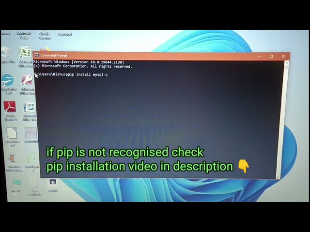 Installation of MySQL connectors with python(@codewithsachanji5074 )