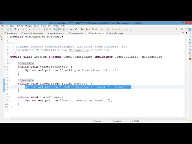 🚀 "Build Real-World Java Apps with extends + implements: Zoom-Inspired Communication Software!"