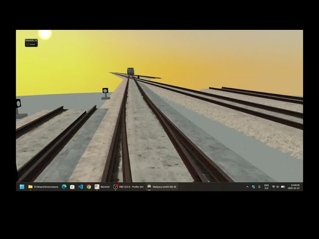 Tworzenie scenerii do symulatora MaSzyna - Rozjazdy, łuk z przechyłką