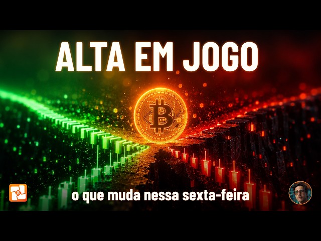 BITCOIN: vai SUBIR ou vai CAIR? O discurso desta sexta pode decidir tudo.