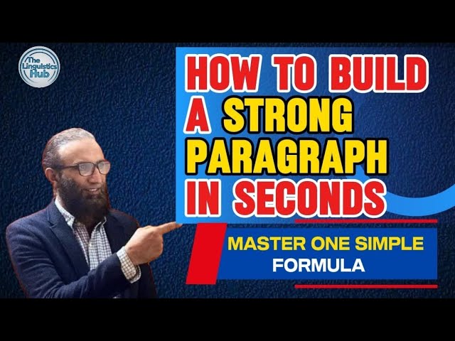 How To Build A Strong Paragraph in Seconds: Master One Simple Formula. #cssexam #Writingskill