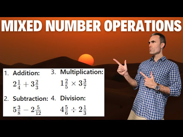 Mixed Number Operations | Onetreemath
