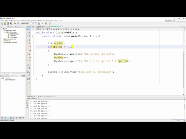 El Ciclo do while en Java