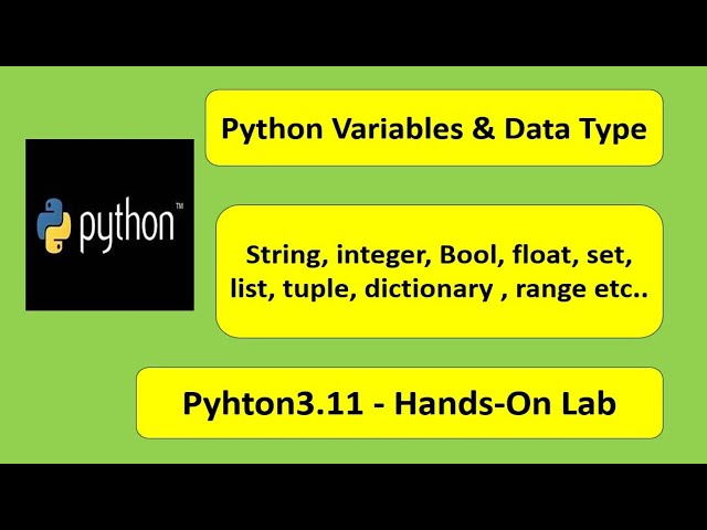 Python variable and data type for beginners - Lab1