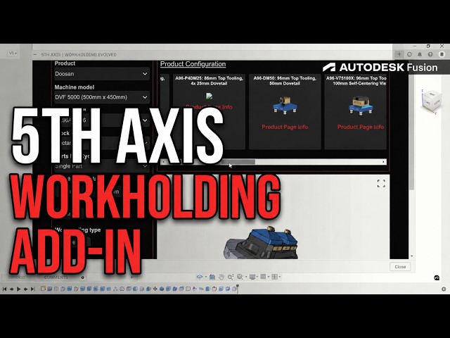 5th Axis Workholding Intelligence in Autodesk Fusion | Configure & Buy Direct