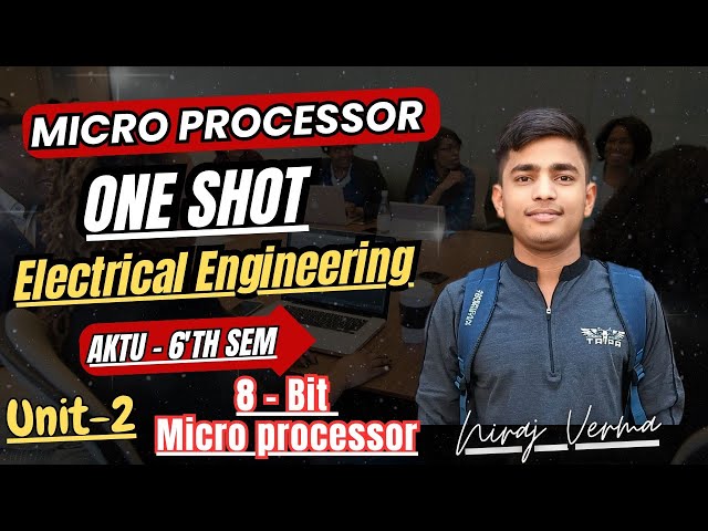 Unit-2  8 Bit Microprocessor|Microprocessor One shot|Btech 6'th sem. #oneshot #microprocessor #btech