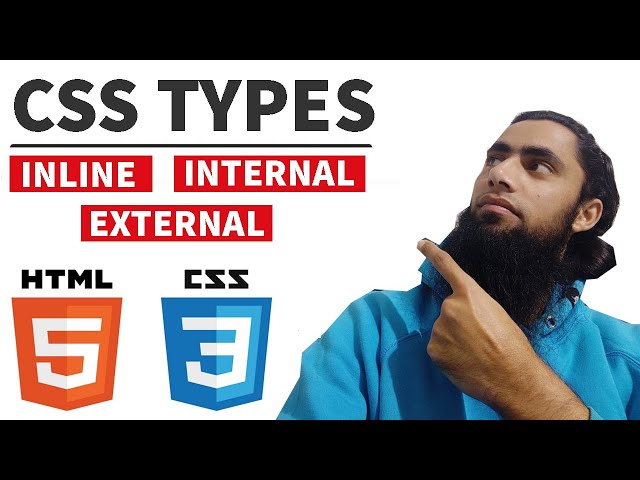 Types of CSS Style ( inline | internal | External ) Difference in Styles | Practical Example