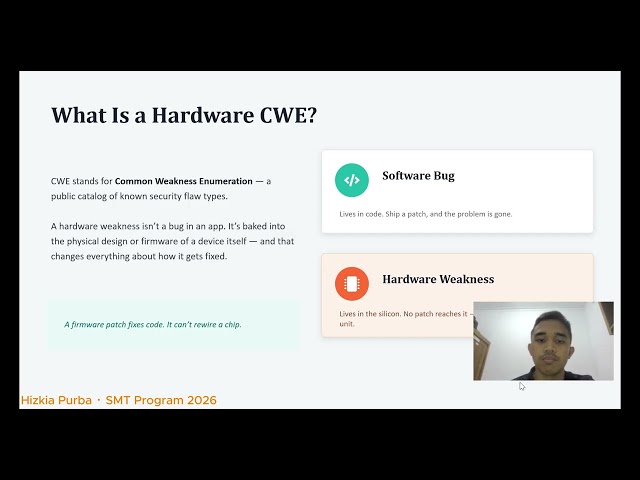 The Bug You Can't Patch Away | Hardware Weaknesses & IoT in 60s