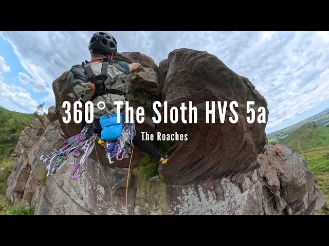 360° The Sloth HVS 5a *** - The Roaches | VR Trad Climb