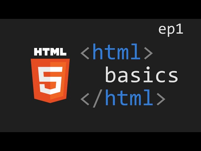 HTML Basics | Web Development Tutorial - Ep 1