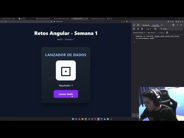 Angular Challenge: Rolling Dice