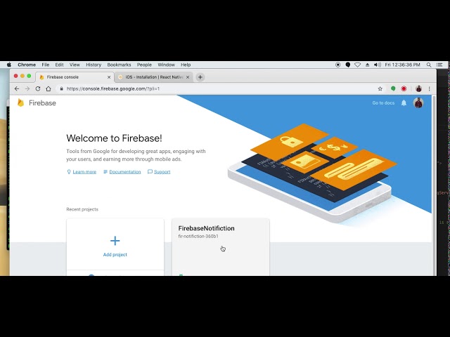 Remote Push Notification in iOS using Firebase in React Native
