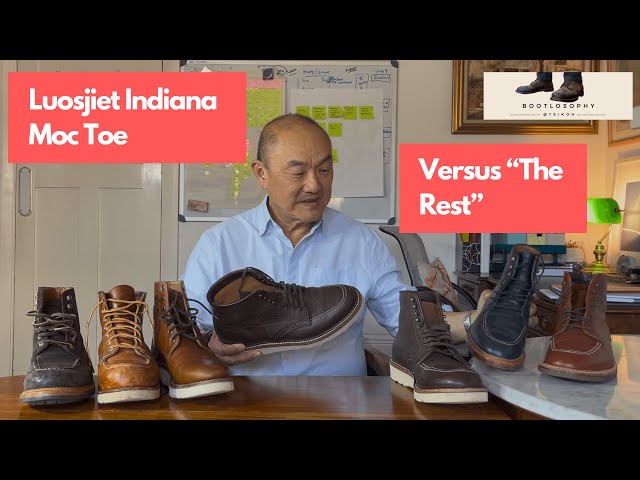 Comparing the Luosjiet Indiana against other Moc Toes and Wedge Sole Boots