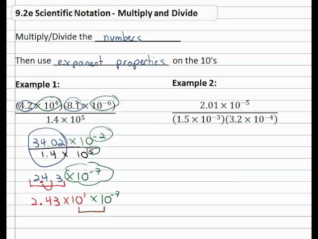 9.2e : Multiply and Divide