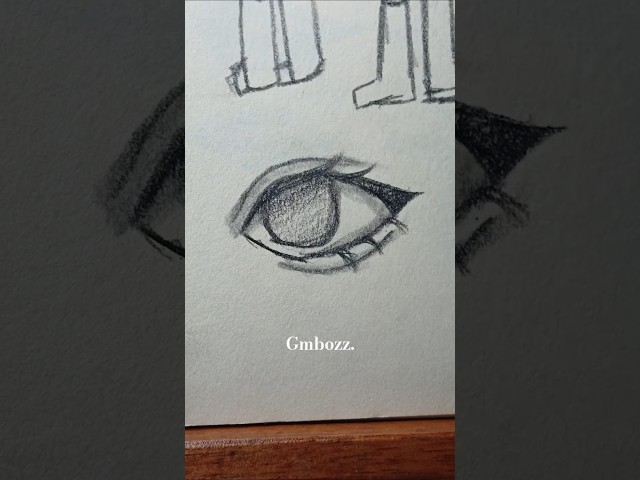 Drawing eye ✨️ #drawing #art #eyes #anime #video #tutorial #shorts #howtodraw