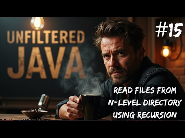#15 Java Program to Read Files from N-Level Directory Using Recursion #java