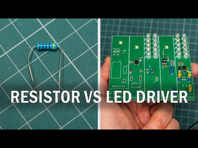 LED + Resistor VS LED Driver: the many benefits of LED drivers over simple resistors