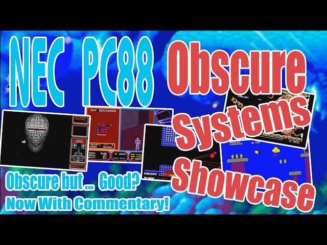 Obscure Systems Showcase: PC88 - With Commentary!