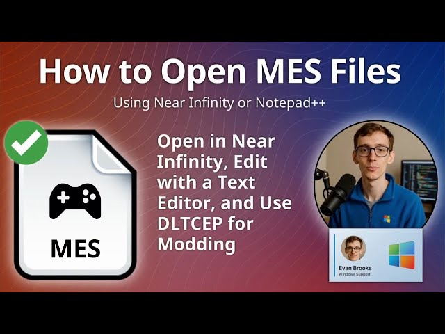 MES File Extension: Infinity Engine Game Dialog Files Explained
