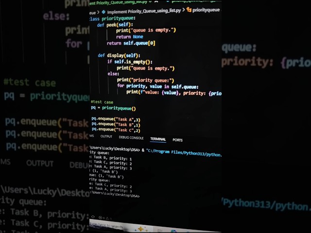 "Day-12 Priority Queue Explained in 30 Seconds – DSA Made EASY!"🔥