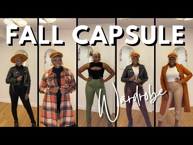 FALL CAPSULE WARDROBE 2025🍂| Autumn Outfit Staples