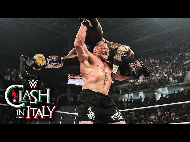 Oba Femi vs. Brock Lesnar: WWE Clash in Italy 2026 highlights