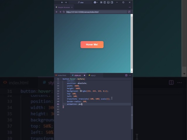 🔥CREATE Morphing Button Hover Effect using only CSS
