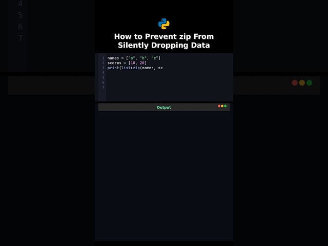 How to Prevent zip From Silently Dropping Data #zip
