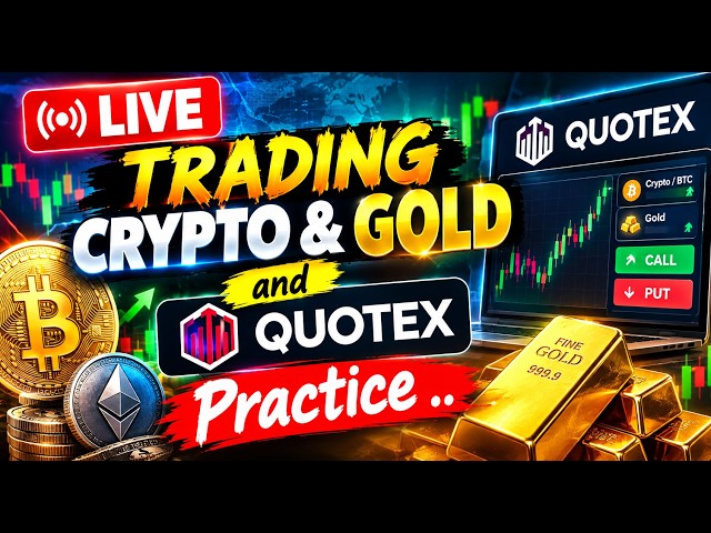 Live  in Crypto and Quotex Trading .#livestream #quotex #crypto