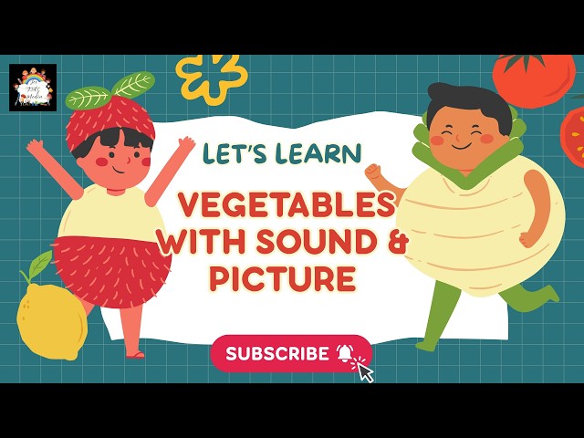 🥦 Learn Vegetable Names with Pictures, 🥕 Vegetables Name | Quick Learning