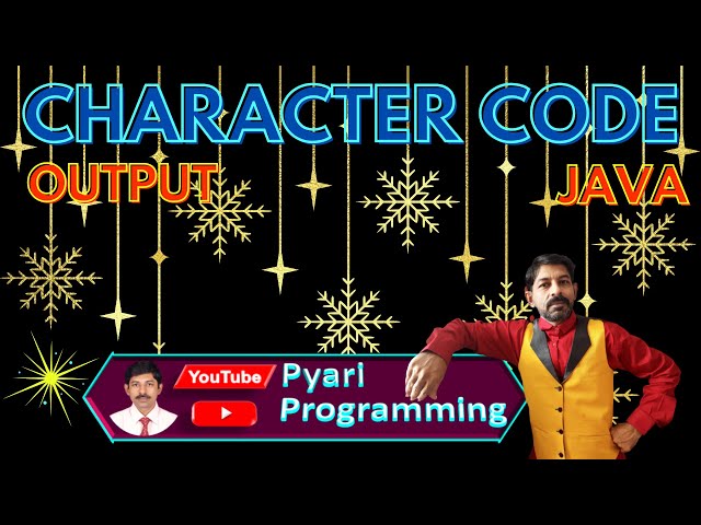 Java Character Code Output | Character Find Output | Character Errors | Character MCQ