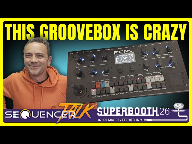 Twisted Electrons FLEXfm – FM Groovebox with Sampling & Analog Filters ⎜SUPERBOOTH 26