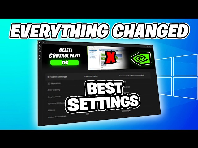 I Tested the BEST NVIDIA App Settings So You Don't Have To! 🟩 (Huge FPS Boost!)