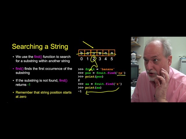 PY4E - Strings (Chapter 6 Part 2)
