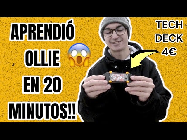 🔥COMO HACER OLLIE EN FINGERBOARD/TECH DECK 🤔| Alec Fingerboard