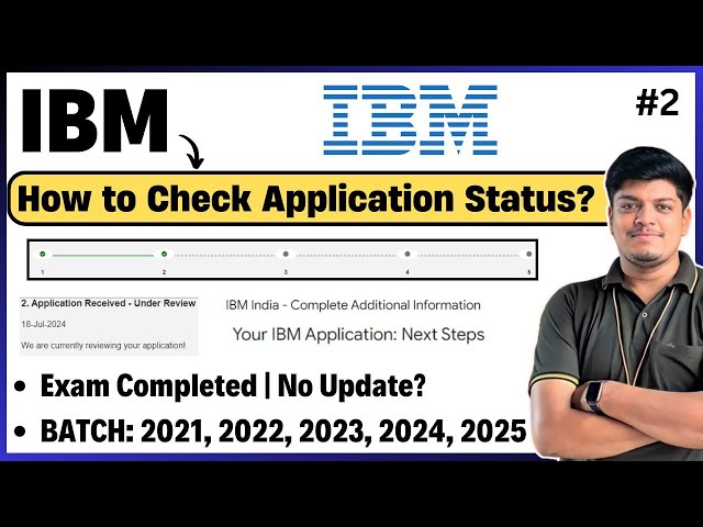 🔥IBM Direct Hiring | How to Check Application Status? | Exam Completed No Update | Coding Test Mail