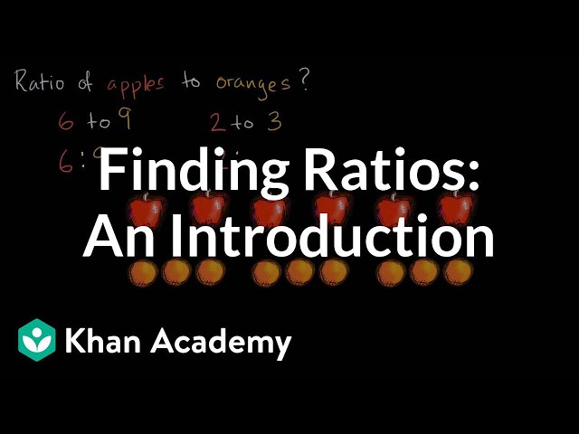 Introduction to ratios | Ratios, rates, and percentages | 6th grade | Khan Academy