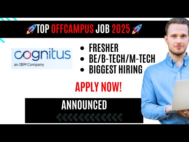Cognitus SAP Trainee Hiring 2025 | 6.5 LPA | NCET Mandatory | Mumbai & Hyderabad| Freshers Apply Now